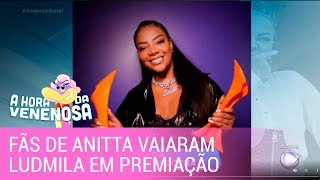 Ludmilla é vaiada e debocha de fãs de Anitta
