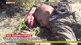 За два часа до перемирия ополченцы разбили батальон Айдар