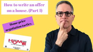 How to write an offer on a house