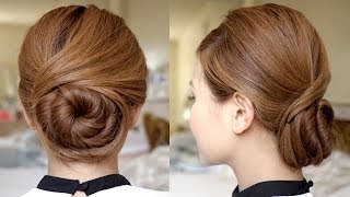 Sophisticated Twisting Bun Hair Tutorial