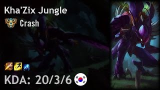 Kha'Zix Jungle vs Lee Sin - Crash - KR Challenger Patch 7.1