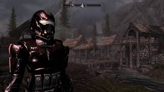 Skyrim Special Edition Mod Review Mass Effect 3 Armors