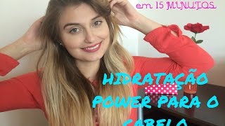 Receita da Vovó: HIDRATAÇÃO MILAGROSA PARA O CABELO com MAIZENA  - CABELO LOIRO