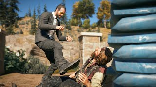 Far Cry 5 - Badass Outpost Liberation ( Bat Takedowns & Bow Headshots )