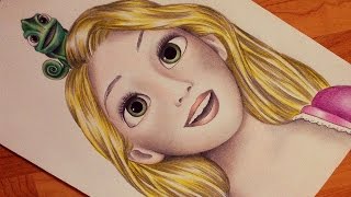 Drawing Rapunzel from "Tangled"