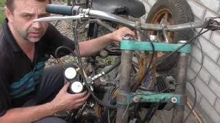 Ч 13. Мотоцикл из запчастей.Ремонт двигателя К-750 ( М-72 )
