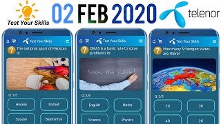 The national sports of Pakistan is | 02 February My Telenor Today Questions | Test Your Skills
