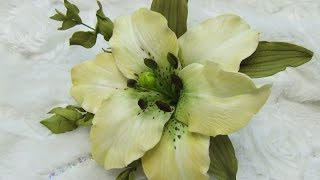 Анонс мастер-класса лилия из фоамирана