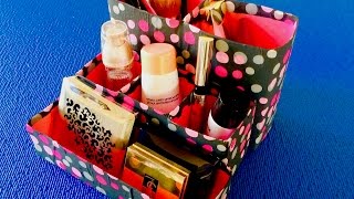 DIY: ✽ Органайзер для хранения косметики своими руками ✽