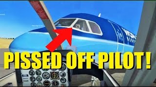 FSX Multiplayer Trolling: Pilots Getting Pissed Off! (Steam Edition)