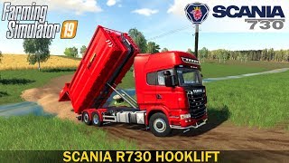 Farming Simulator 19 - SCANIA R730 HOOKLIFT Building a Bridge
