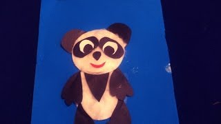 Как сделать аппликацию из цветной бумаги  #DIYpapercraft