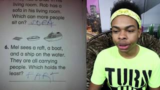 FUNNIEST KID TEST ANSWERS PART 4