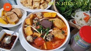 Bí quyết làm BÚN RIÊU CUA, CHẢ CUA ngon tuyệt vời mà Không Cần Cua- by Mon ngon Ho Guom