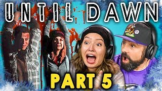 NO SHE'S DEAD! | UNTIL DAWN - Part 5 (React: Let's Plays)