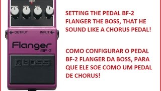 Boss BF2 Flanger Pedal Demo