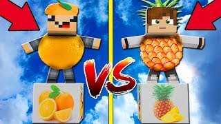 АПЕЛЬСИН ЛАКИ БЛОК VS АНАНАС ЛАКИ БЛОК! НУБ ПРОТИВ ПРО! ВЫЖИТЬ НА 1 БЛОКЕ! #50