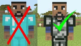 BEDROCK ARMOR! (Minecraft Unlikely Feature)