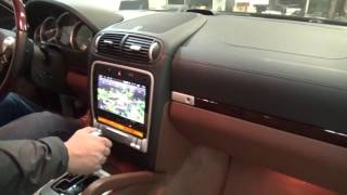 Подключение штатной камеры заднего вида на Porsche Cayenne
