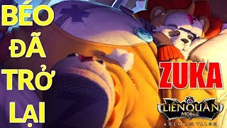ZUKA Mùa 7 đã trở lại và lợi hại hơn xưa - Cách lên đồ gấu béo mùa 7 Liên quân leo rank hiệu quả