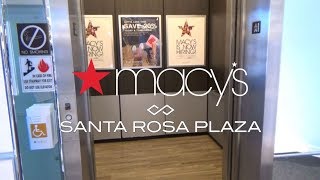 Original OTIS! Lexan Hydraulic Elevator-Macy's-Santa Rosa Plaza-Santa Rosa, CA