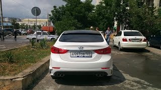 Hyundai Elantra V (MD) facelift 2014 - Zest body kit and NeX dual muffler