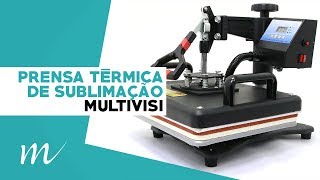 PRENSA TÉRMICA DE SUBLIMAÇÃO 8 EM 1 TÉCNICO