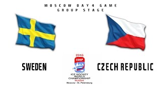 IIHF 2016 | Sweden - Czech | Group Stage