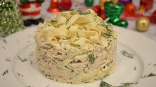 Салат с омлетом