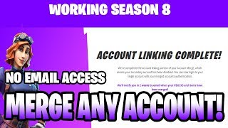 HOW TO MERGE ANY ACCOUNT IN FORTNITE (WORKING 8.10) SAME CONSOLE, PC ACCOUNTS