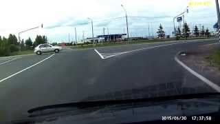 Проезд перекрестка.  Ольша из Гнездово на трассе Москва- Минск
