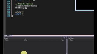 شرح انشاء اتصال بين سيرفر و كلاينت ( server \ client ) بلغة سي بلس c++