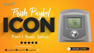 Fisher Paykel ICON Plus Clinical Settings Insturctions