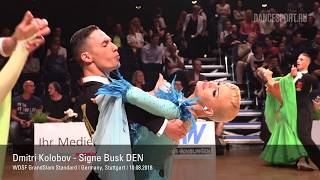 Dmitri Kolobov - Signe Busk DEN, English Waltz | WDSF GrandSlam Standard
