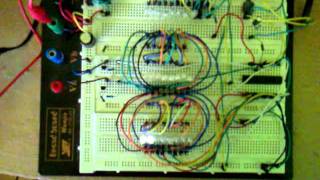 Atmega8 running VU meter program