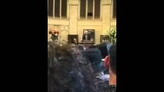 Gilbert Gottfried at Abe Vigoda  memorial (MY PERSONAL FOOTAGE)