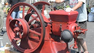 [オルガンライフ]昔活躍したエンジンが集合 石油発動機運転会
