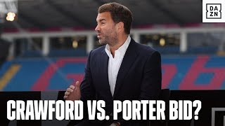 Eddie Hearn Says He'll Bid For Terence Crawford vs. Shawn Porter Fight