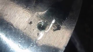 Выжигание мечика М6 из титана азотной кислотой
