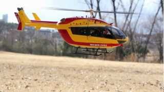RC helicopter 450size EC145 Basic custom Test flight