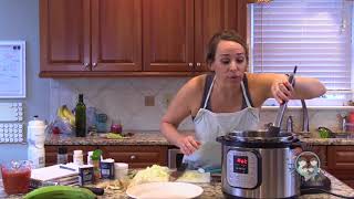 Whole 30 Paleo Instant Pot Chicken Enchiladas