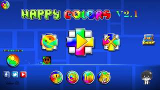 Texture Pack "Happy Colors V2.1" - Geometry Dash 2.1 (Android)