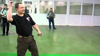Виталий Ким безоборотная техника метания ножа