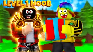 I Gave EVERY PLAYER the MAX GEAR and they BROKE the GAME (Roblox Warrior Simulator)