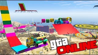 БЕЗ БАШЕННЫЕ ГОНКИ НА КЛОУНСКИХ МАШИНКАХ В GTA ONLINE