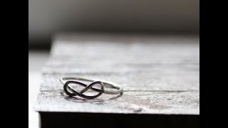How to make a sterling silver infinity knot ring in any size -Professional Metalsmith Series