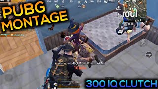 PUBG MOBILE 300 IQ CLUTCH | AKM MONTAGE VIDEO PUBG MOBILE | AKM HELLFIRE SKIN IN 0.15.5 UPDATE