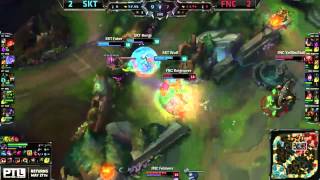 Huni - This is first game - Quick Recap / All Chat - SKT vs FNC after game 5 - League of Legends