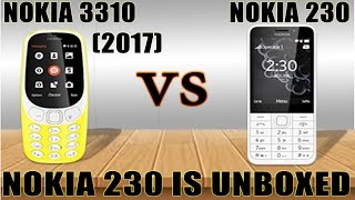 Nokia 230 2015 better then NOKIA 3310 (2017) | Feature phone comparision