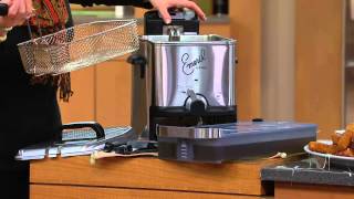 Emeril by T-Fal 3.3L Stainless Steel Deep Fryer with Oil Filtration with Mary Beth Roe